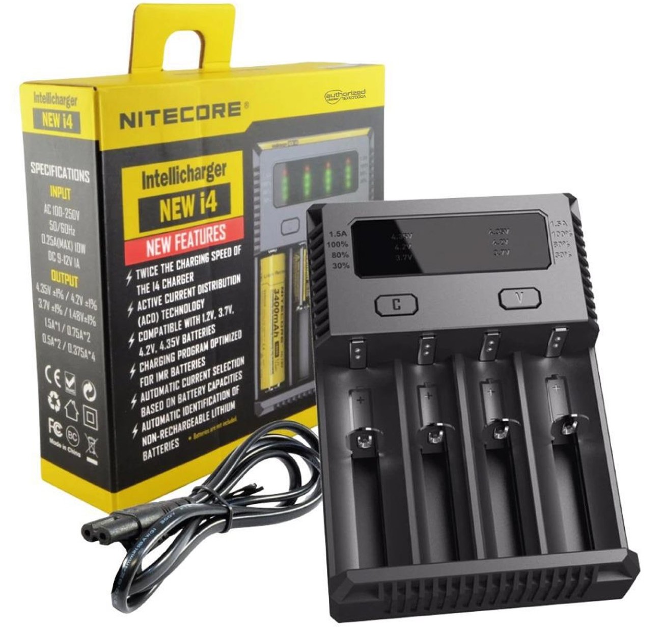 Nitecore New i4 Batarya Şarj Makinası